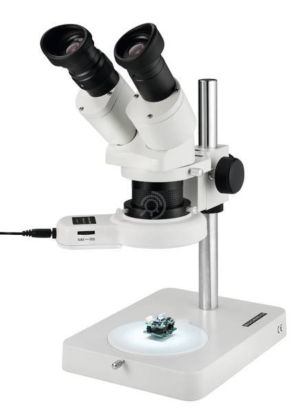 Стереомикроскоп Eschenbach с LED подсветкой, 10х - 20х