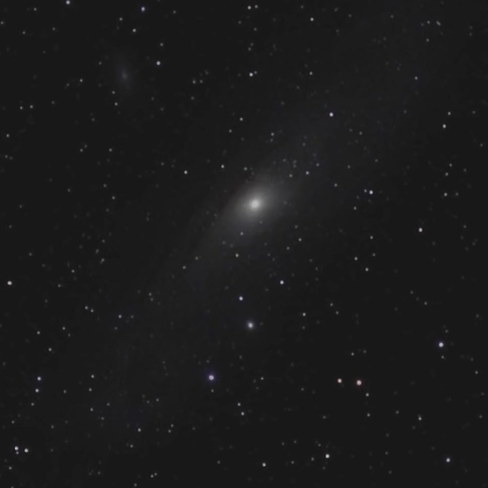 Туманность Андромеды в телескоп Meade StarPro AZ 102 мм