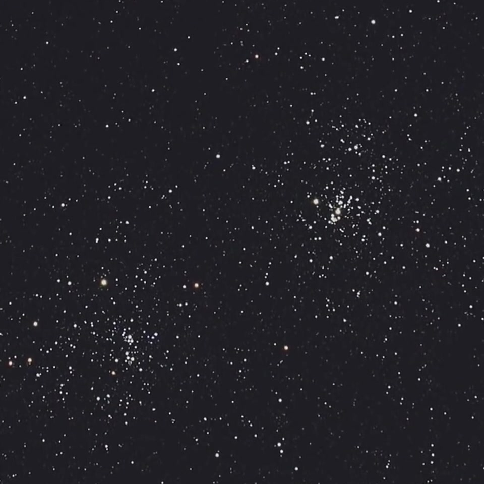 Скопление в Персее в телескоп Meade StarPro AZ 90 мм