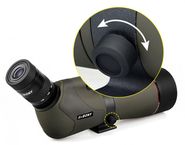 Зрительная труба SVBONY 20-60x80 с призмой 45 гр. Зрительная труба SVBONY 20-60x80 с призмой 45 гр.