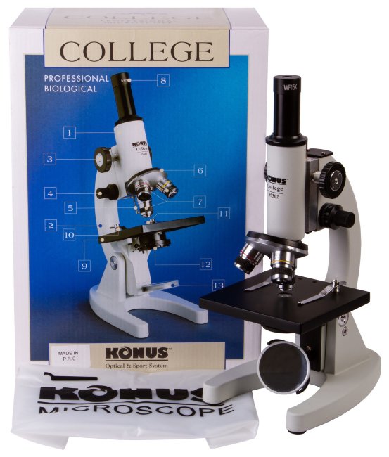 Микроскоп Konus College 600x Микроскоп Konus College 600x