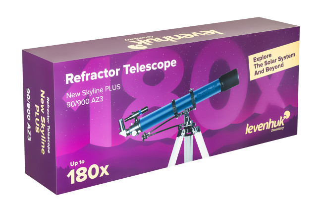 Телескоп Levenhuk New Skyline PLUS 90/900 AZ3 Телескоп Levenhuk New Skyline PLUS 90/900 AZ3