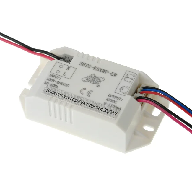 Блок питания с регулятором 4,3V/5W (к Микромед 3 LED М) Блок питания с регулятором 4,3V/5W (к Микромед 3 LED М)