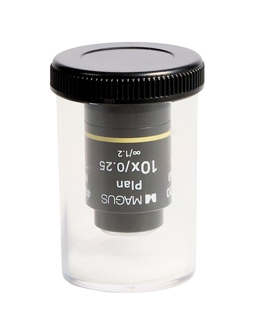 Объектив MAGUS 10PL60V Plan 10х/0,25∞/1,2 H60 мм Объектив MAGUS 10PL60V Plan 10х/0,25∞/1,2 H60 мм