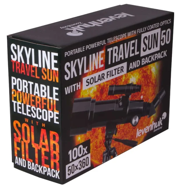Телескоп Levenhuk Skyline Travel Sun 50 Телескоп Levenhuk Skyline Travel Sun 50