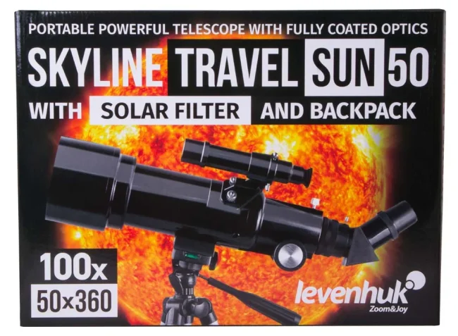 Телескоп Levenhuk Skyline Travel Sun 50 Телескоп Levenhuk Skyline Travel Sun 50
