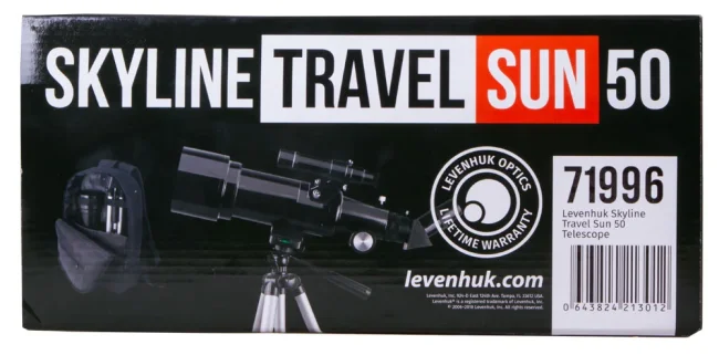 Телескоп Levenhuk Skyline Travel Sun 50 Телескоп Levenhuk Skyline Travel Sun 50