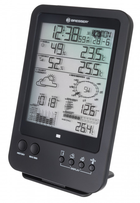 Метеостанция Bresser «5 в 1», черная