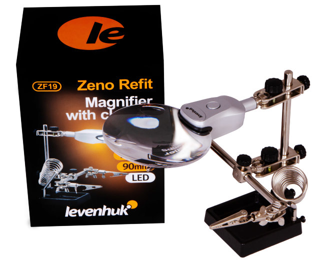 Лупа штативная Levenhuk Zeno Refit ZF19 Лупа штативная Levenhuk Zeno Refit ZF19