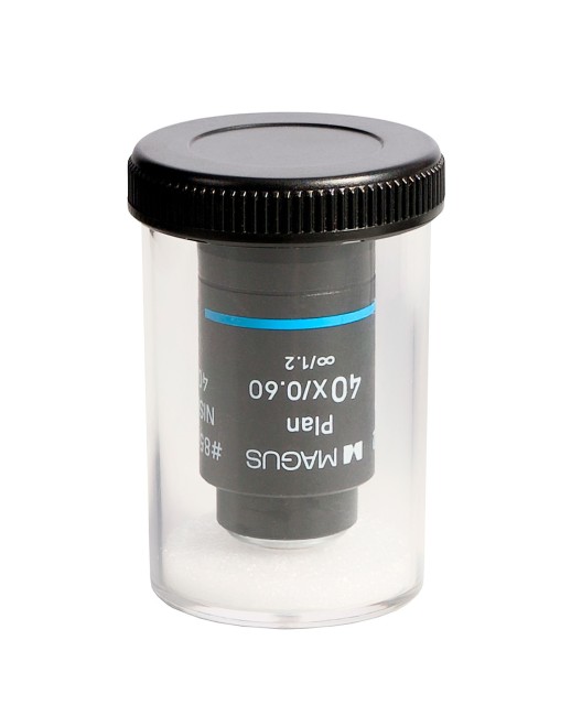 Объектив MAGUS 40PL60V Plan 40х/0,60∞/1,2 H60 мм Объектив MAGUS 40PL60V Plan 40х/0,60∞/1,2 H60 мм