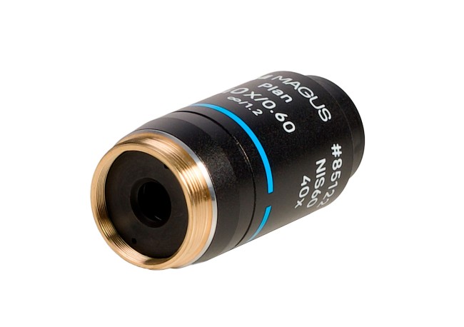 Объектив MAGUS 40PL60V Plan 40х/0,60∞/1,2 H60 мм Объектив MAGUS 40PL60V Plan 40х/0,60∞/1,2 H60 мм