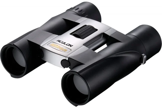 Бинокль Nikon Aculon A30 8x25 серебристый