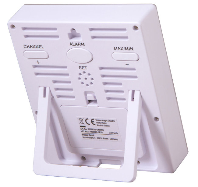 Метеостанция Bresser Temeo Hygro Quadro, белая