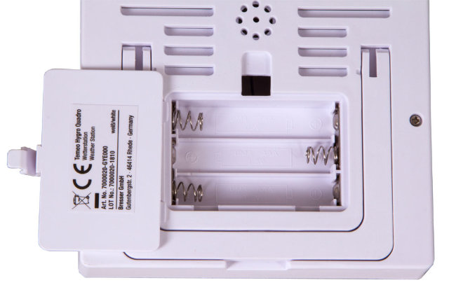 Метеостанция Bresser Temeo Hygro Quadro, белая