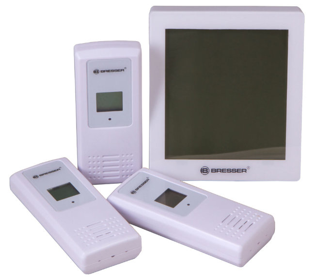 Метеостанция Bresser Temeo Hygro Quadro, белая