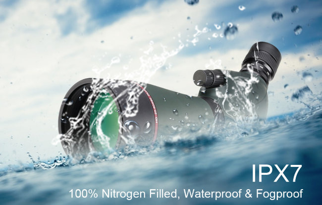 Зрительная труба SVBONY 20-60x80 с призмой 45 гр. (SV406)