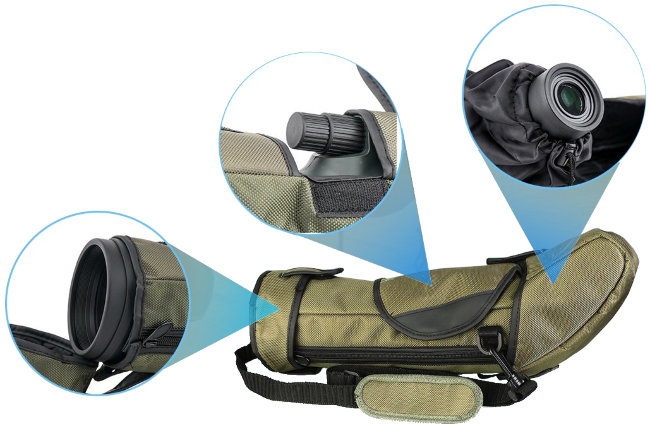 Зрительная труба SVBONY 20-60x80 с призмой 45 гр. (SV406)