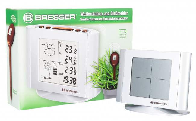Метеостанция Bresser с индикатором полива растений Метеостанция Bresser с индикатором полива растений