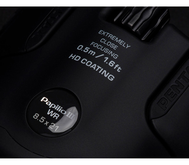 Бинокль Pentax Papilio III 8.5x21 WR черный