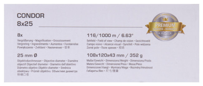 Бинокль Bresser Condor UR 8x25 Бинокль Bresser Condor UR 8x25