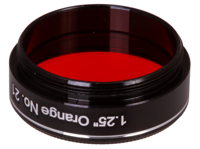 Светофильтр Explore Scientific оранжевый №21, 1,25" Светофильтр Explore Scientific оранжевый №21, 1,25"