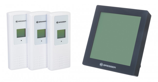 Метеостанция Bresser Temeo Hygro Quadro, серая Метеостанция Bresser Temeo Hygro Quadro, серая