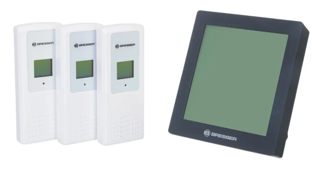 Метеостанция Bresser Temeo Hygro Quadro, серая Метеостанция Bresser Temeo Hygro Quadro, серая