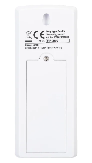 Метеостанция Bresser Temeo Hygro Quadro, серая Метеостанция Bresser Temeo Hygro Quadro, серая