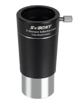 Линза Барлоу SVBONY 3х трёхэлементная, 1,25", SV213