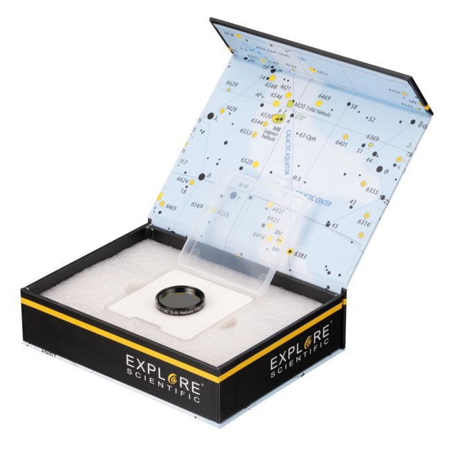 Фильтр Explore Scientific 1.25" O-III Nebula 6.5nm Фильтр Explore Scientific 1.25" O-III Nebula 6.5nm