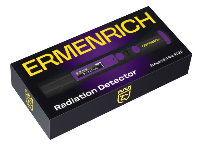 Дозиметр Ermenrich Ping RD20, фиолетовый