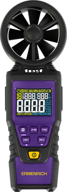 Цифровой анемометр Ermenrich Seek DN30