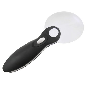 Лупа Veber G-288-090 (Диам.90мм, 3х/6х, LED подсветка)