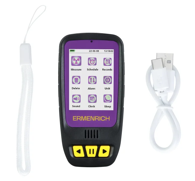 Дозиметр Ermenrich Ping RD40, фиолетовый