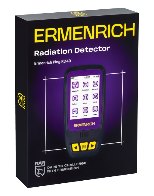 Дозиметр Ermenrich Ping RD40, фиолетовый Дозиметр Ermenrich Ping RD40, фиолетовый