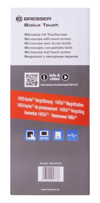 Микроскоп цифровой Bresser Biolux Touch LCD 40–1400x Микроскоп цифровой Bresser Biolux Touch LCD 40–1400x