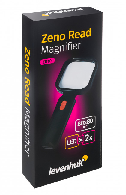 Лупа для чтения Levenhuk Zeno Read ZR10, белая Лупа для чтения Levenhuk Zeno Read ZR10, белая