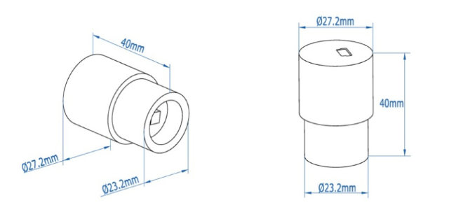 Видеоокуляр ToupCam SCMOS05000KPA 5.0MP Видеоокуляр ToupCam SCMOS05000KPA 5.0MP