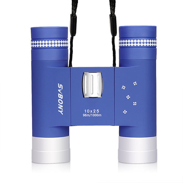 Бинокль детский SVBONY 10x25 голубой