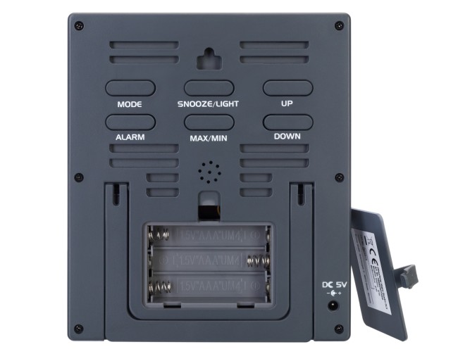 Гигрометр Bresser ClimaTemp Hygro Quadro с тремя датчиками, серый