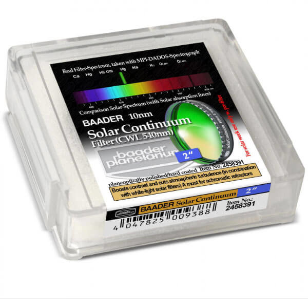 Фильтр Baader Planetarium Solar Continuum, 2" Фильтр Baader Planetarium Solar Continuum, 2"