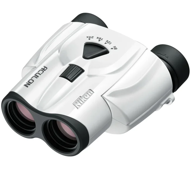Бинокль Nikon Aculon T11 8-24x25 Zoom белый Бинокль Nikon Aculon T11 8-24x25 Zoom белый