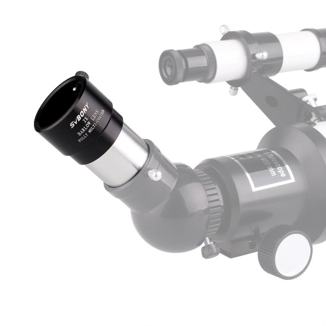 Линза Барлоу SVBONY 2х, 1,25", ахроматическая (9146)