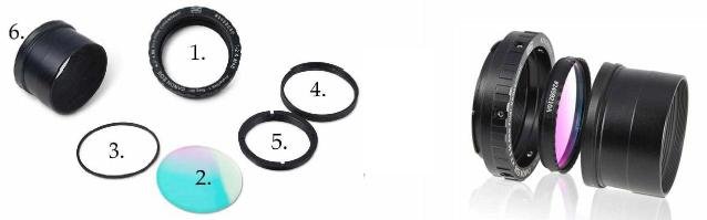 Фильтр Baader Planetarium UHC-S с Т-адаптером для Canon EOS