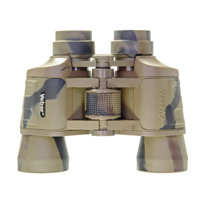 Бинокль Veber Classic БПШЦ 8x40 VRWA широкоугольный, камуфлированный