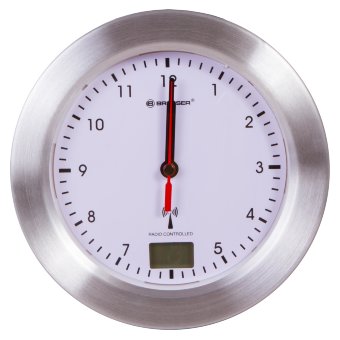 Часы настенные Bresser MyTime Bath, водонепроницаемые, белые Часы настенные Bresser MyTime Bath, водонепроницаемые, белые