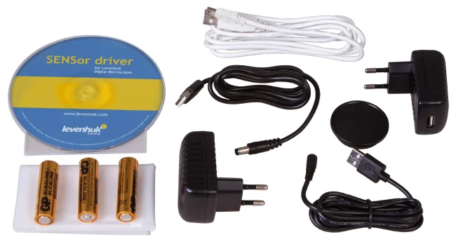 Микроскоп цифровой Levenhuk D80L LCD, монокулярный