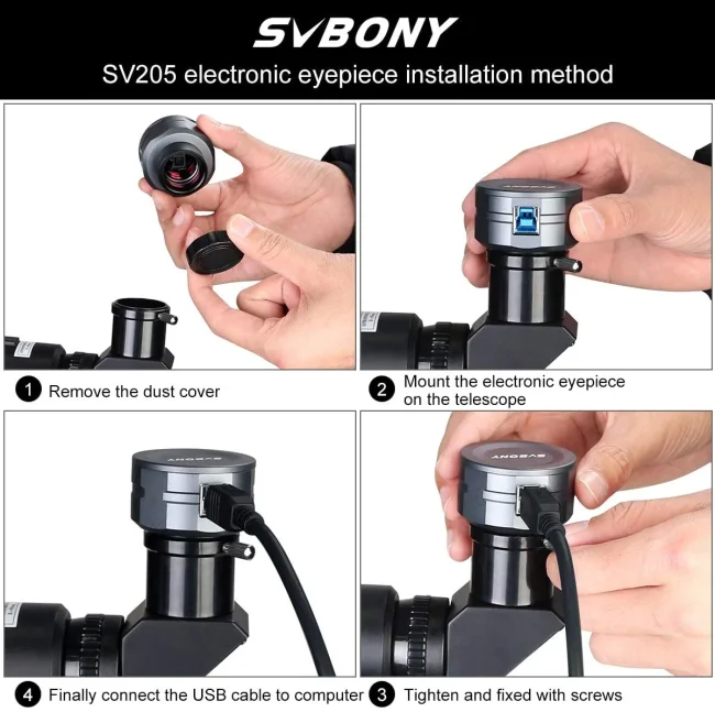 Астрономическая камера SVBONY 8 Мпикс (SV205) Астрономическая камера SVBONY 8 Мпикс (SV205)