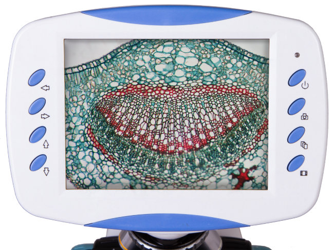 Микроскоп цифровой Levenhuk D90L LCD, монокулярный