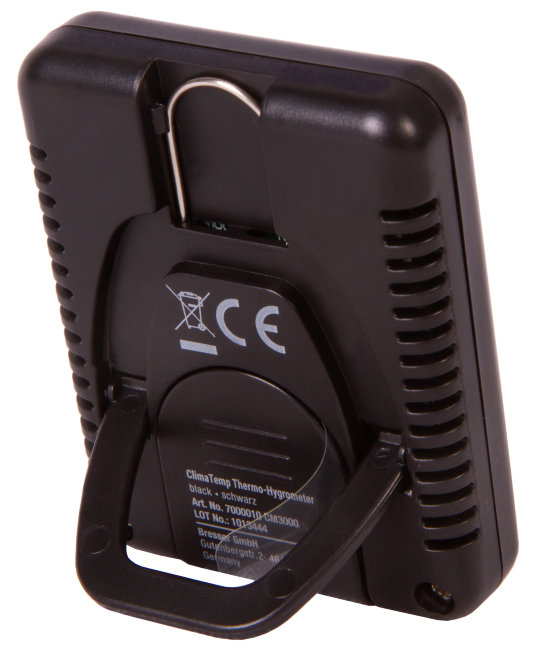 Гигрометр и термометр Bresser Temeo Hygro, набор 3 шт., черный